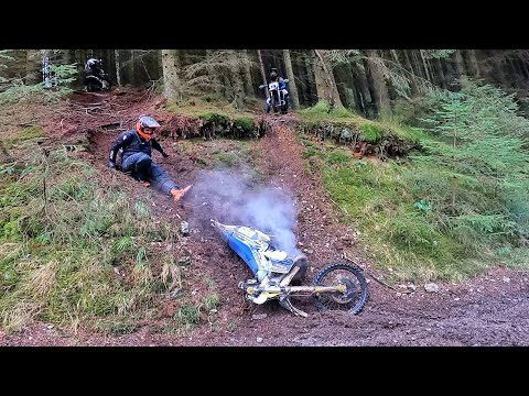 CRAZIEST Enduro Riding I've EVER Done! Ridiculous Hill Climbs & Wide Open Trails