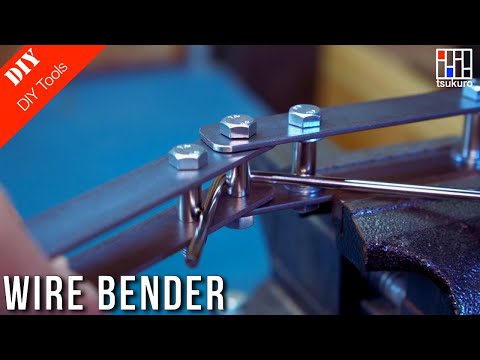 [Self-made wire bender] The strongest to bend a stainless steel 5mm round bar? Wire bender!