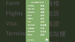 20秒學英語 旅行主題必備單字