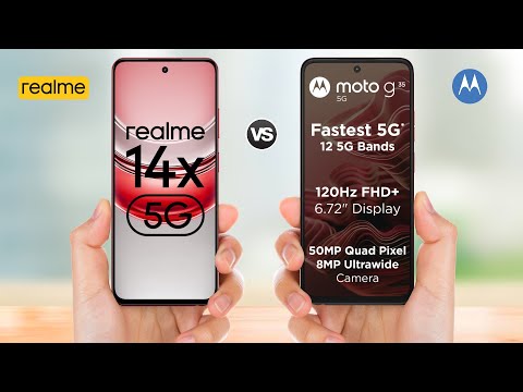 Realme 14x 5g vs Moto G35 5g || Full Comparison