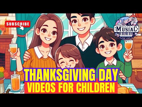 Thanksgiving for Kids! 🦃🎶 Children's songs 🎶 videos for children #thanksgivingforkids