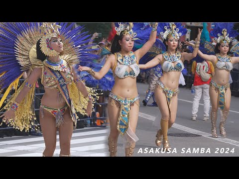 最高のウニアン、フル・パレード編（2カメラ広角/望遠） 浅草サンバカーニバル2024　vol.8　ASAKUSA SAMBA CARNIVAL 2024 União dos Amadores