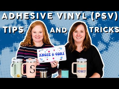 Mastering Adhesive Vinyl (PSV) Crafts from Start to Finish! 🎨✂️ | @AngieHolden @HeyLetsMakeStuff