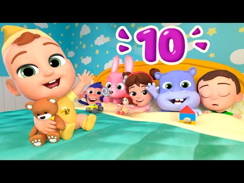 Ten in the Bed (Nighttime Version) | Lalafun Nursery Rhymes & Kids Songs