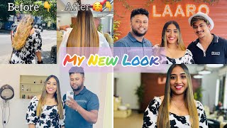 Pre Birthday Surprise 🥰 | මගේ අලුත්ම වෙනස 💇‍♀ | Color කරලා මොකද වුණේ ☹ | Hair Treatment