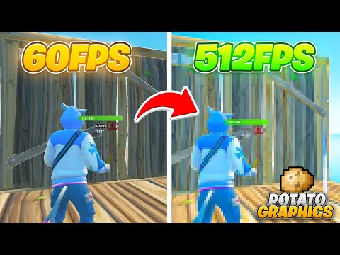 So I Tested The BEST Potato Graphics in Fortnite Chapter 6 🥔 (INSANE FPS BOOST)