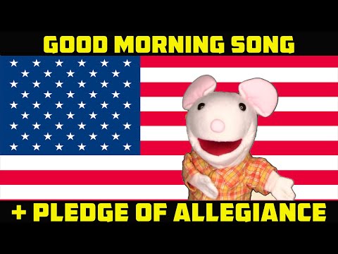 Monday Pledge of Allegiance and Good Morning Song for Kids