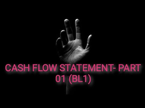 CASH FLOW STATEMENT- PART 01 (BL1)