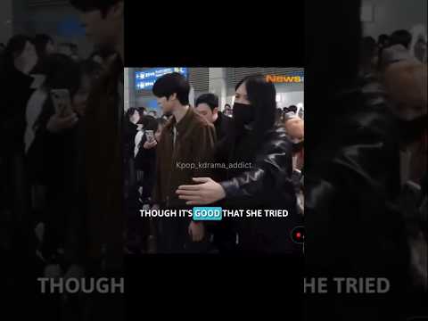 FAN PROTECTED IDOLS FROM GETTING MOBBED #kpop #shorts #shortsfeed #shortsviral #kpopnews