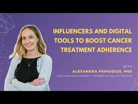 Influencers and digital tools to boost cancer treatment adherence