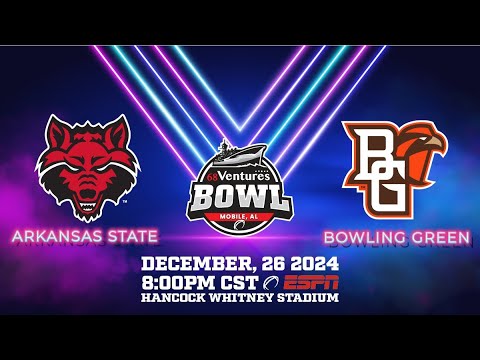 College Football 25 Sim -2024 68 Ventures Bowl (Bowling Green vs. Arkansas State)