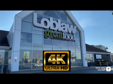 【4K】Loblaws  - Grocery Store Walkthrough - London, Ontario