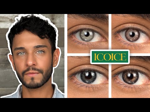 New ICOICE Colored Contact Lenses | Review & Try-on!