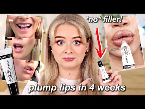 I tried *that* VIRAL "Lip Filler" Balm for 4 weeks.. My honest thoughts (Inkey List Peptide Balm)