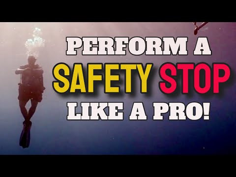 How to perform a scuba safety stop like a Pro!