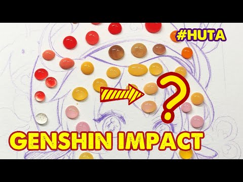 Drawing Genshin Impact Characters - Klee | #shorts #hutachan