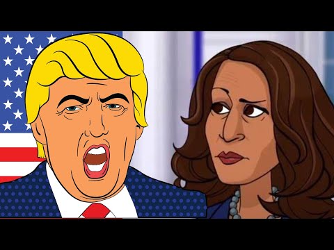 Trump & Kamala Harris kids Song |  Election Day America | learning about Voting VS Educastle