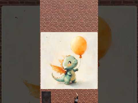 Tryhard Draw Challenge | Draw a Cute Baby Dragon in Roblox Spray Paint #roblox #art #drawing #shorts