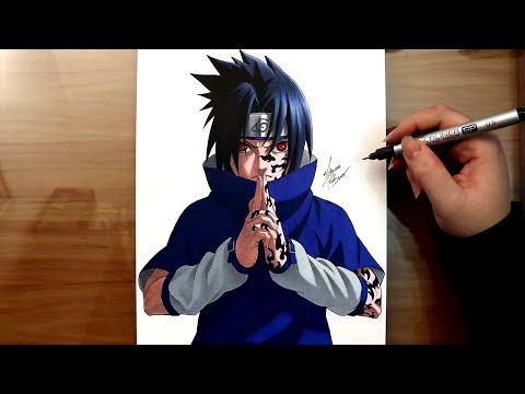 Drawing SASUKE UCHIHA