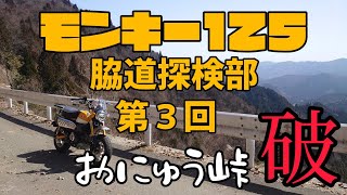 モンキー125脇道探検部！第３回「おにゅう峠」破