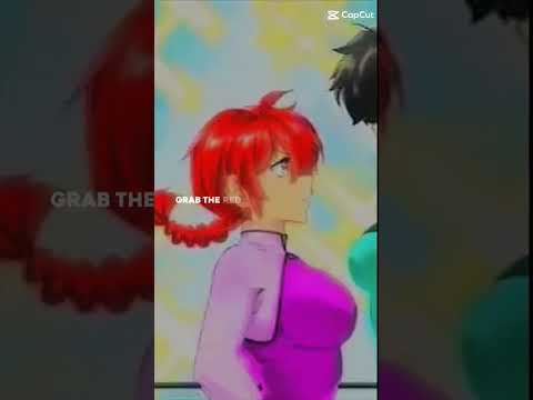 Ranma 1/2 Edits 💖 - Ranma Saotome and kudachi in a first challenge// #anime #capcut #edit