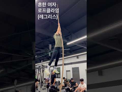 흔한 여자 로프클라임(레그리스) #오운완 #운동하는여자 #일상 #crossfit #korean #sports #rope #shortvideo #shorts #운동