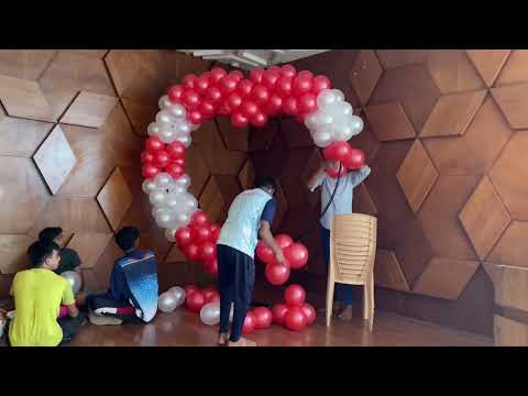 how to heart balloon decorations idea , Ring ceremony decorations