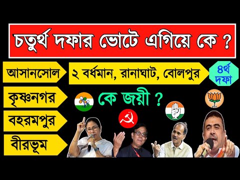 লোকসভা ভোট 2024 | চতুর্থ দফার ভোটে কে কে এগিয়ে? দেখুন সমীক্ষা | West Bengal Final Opinion Poll 2024