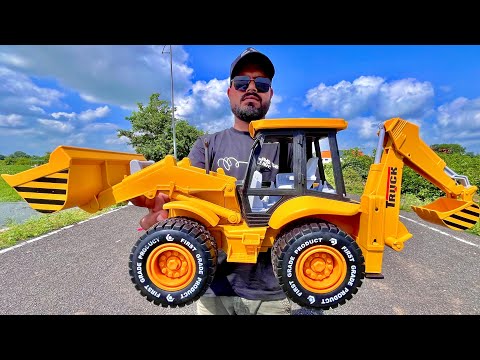 BIG 4X4 RC JCB 3DX Model Unboxing | Bruder 5CX Backhoe Loader | Die Cast Model Unboxing |