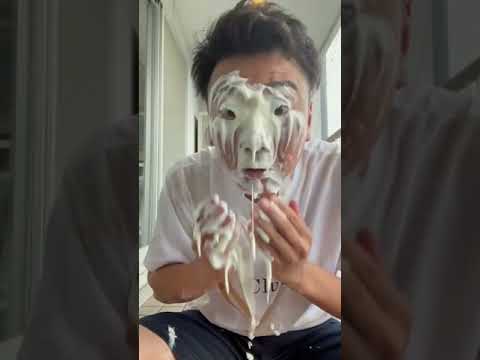 村長の日常 part27 funny video by soncyo #yogurt #challenge