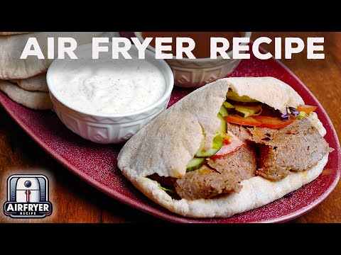 The BEST AIR FRYER DONNER KEBAB With PITTA BREAD!