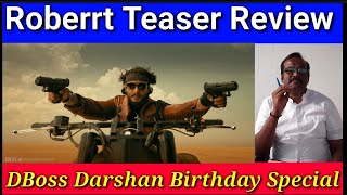 Roberrt Teaser Review | Darshan DBoss | Robert Movie 4k Teaser |Challenging Star Darshan | 4k Teaser