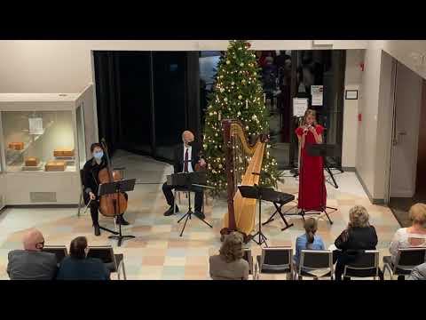 Zanesville Museum of Art's Holiday Concert 12.09.21 live recording - Harp Trio with Vocalist