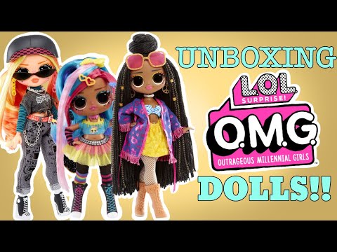 LOL DOLL UNBOXING! *emma emo, sunset, skatepark Q.T.* | Eimaan Sisters