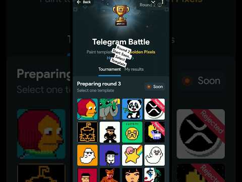 Notpixel Telegram Battel Round 2 Start Soon, Select Your Template,Earn PX Tokan Now,Earn Unlimited