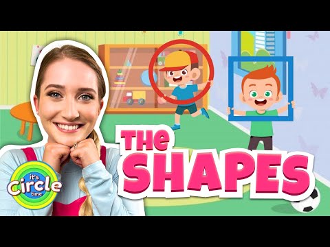 Shapes Song For Kids - Toddler Learning Songs About The Shape Family with Miss Sarah Sunshine