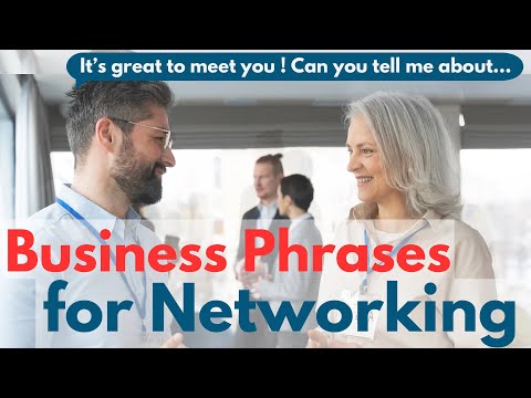 Business English for Networking "You Can Use Starting Tomorrow!"