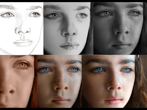 Digital Painting Hyper-Realism (freehand) in Photoshop