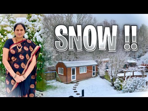 Snow!!|Pictures in Snow|Surekha Telugu Vlogs from London|Telugu Vlogs