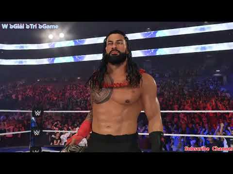 WWE 2K24 CM PUNK VS. ROMAN REIGNS #2024 #sports #wrestling