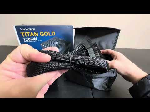 MONTECH Titan Gold 1200W High End ATX Gaming Power Supply Review