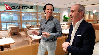 An in depth tour of the Qantas First Lounge in Singapore