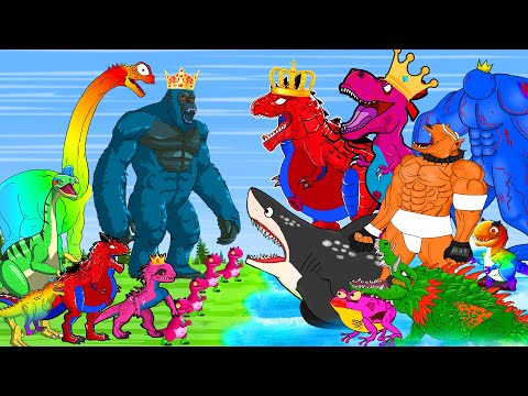 ALIGATOR DINOSAURS EVOLUTION of Triceratops & Brachiosaurus, Stegosaurus WhoWillWin? Planet Monsters