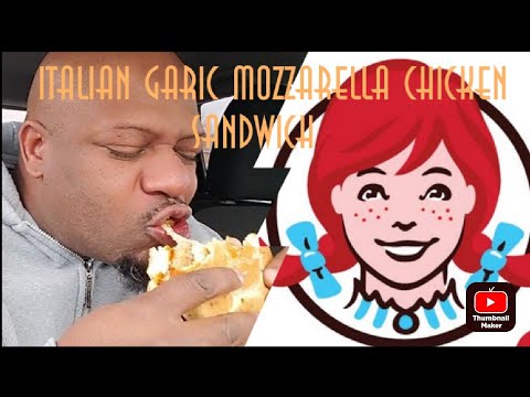 WENDY'S NEW ITALIAN MOZZARELLA CHICKEN SANDWICH