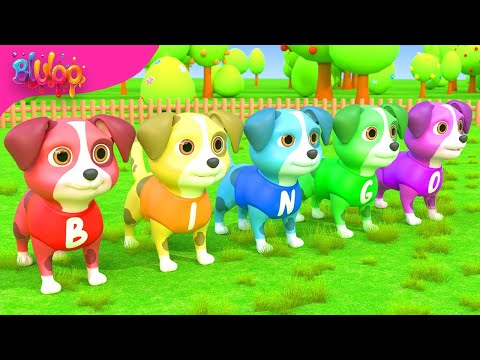 BINGO | Nursery Rhymes | Baby Song | BluLoo Nursery Rhymes & Kids Songs