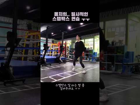 복싱하는 여자 _ 몸치의 필사적인 스텝연습 #여자복싱 #boxing #여자스파링 #복싱하는여자 #운동하는여자 #스텝박스