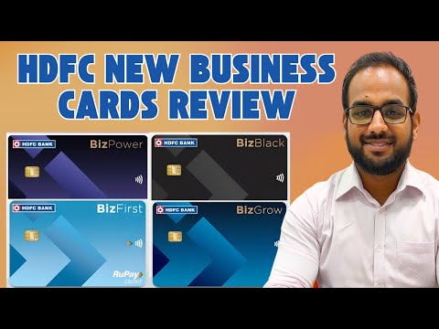 Hdfc Biz Business Credit Cards 2024 I HDFC Grow I HDFC Black I HDFC Rupay credit card.