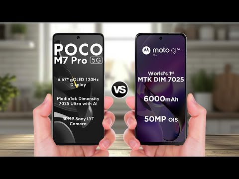 POCO M7 Pro 5G Vs Moto G64 5G