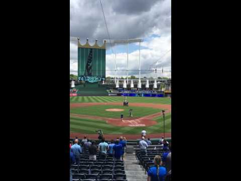 National Anthem Kansas City Royals