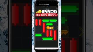 Today 12/9/2024 Mini Game Hamster Kombat | Daily combo | Daily Cipher Hamster #minigame #shorts